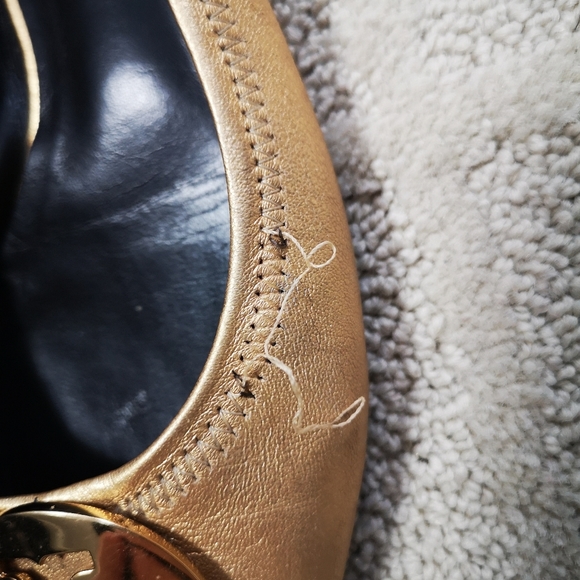 Gold Tory Burch ballet flats - Picture 2 of 5